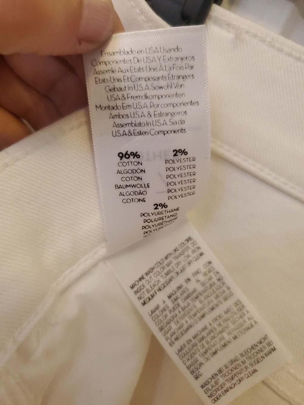 MOTHER The Hustler Ankle Fray High-Rise Flare Jeans in White - Picture 7 of 11